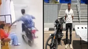 القبض على لص الهواتف بعد ظهوره في فيديو أثناء خطفه هاتف فتاة بالمطرية